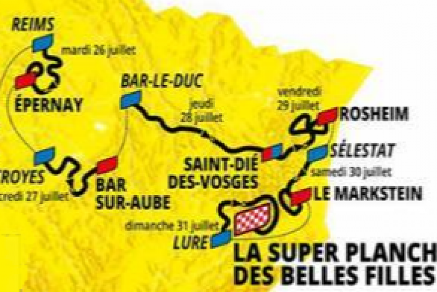 Revivez l'étape 5, Bar Le Duc/Saint Dié les Vosges du Tour de France Femme