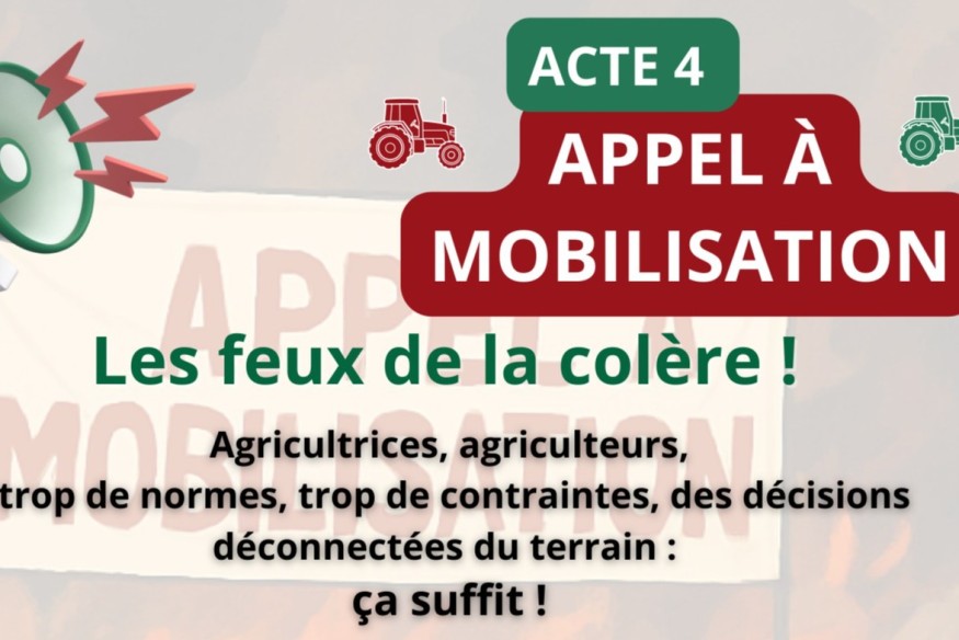 Mobilisation des agriculteurs en Meuse ce lundi 12 janvier: Les feux de la colère à 18h00 à Longeville en Barrois et Haudainville